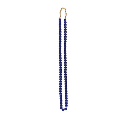 Cobalt blue recycled glass necklace